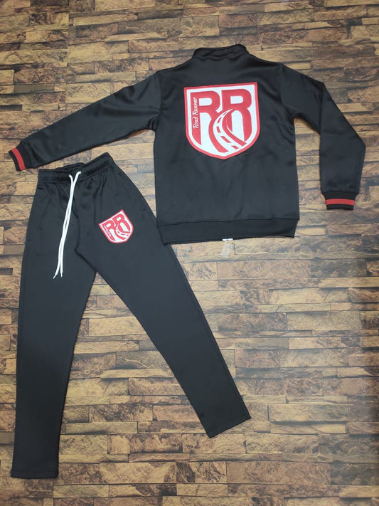 Men’s black & Red heart breakers track suit