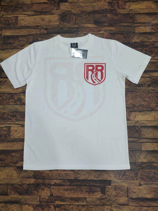 The classic white & red T shirt