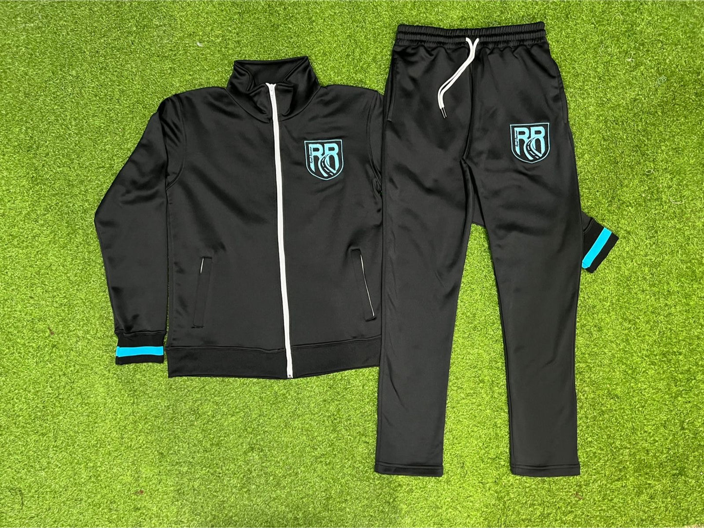 Road Runner Black and Gamma blue tracksuit