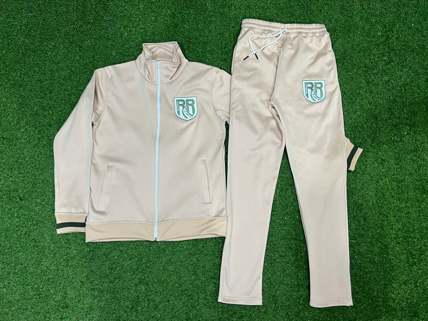 Road Runner Tan ad Olive Tracksuit