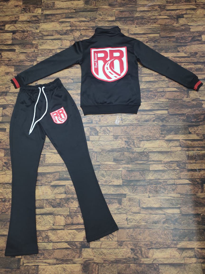 Women’s black & red sweatsuit