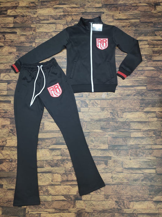 Women’s black & red sweatsuit