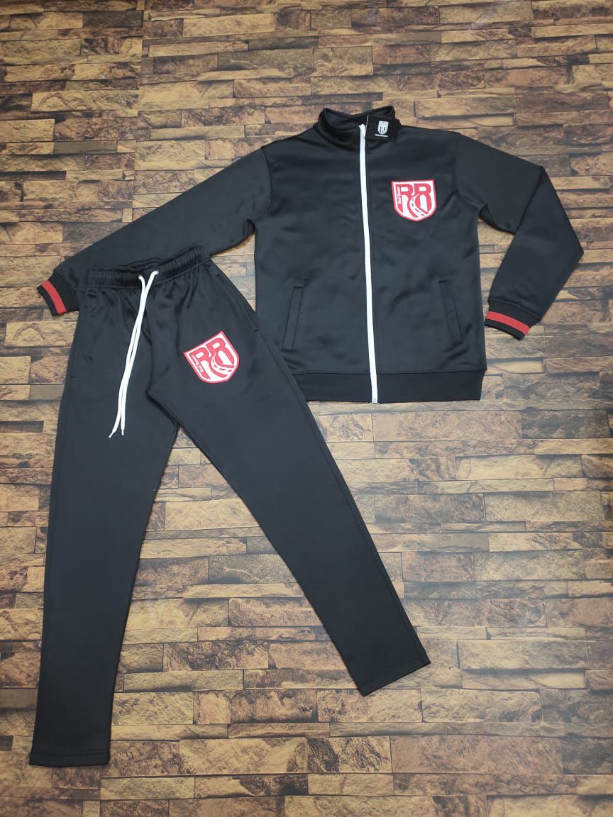 Men’s  black & Red heart breakers track suit
